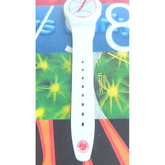 Swatch Watch HIT THE LINE GZ294 Roland Garros 2015 Specials With Case & Battery - Picture 4 of 10